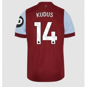 West Ham United Mohammed Kudus #14 Hemmakläder 2023-24 Kortärmad